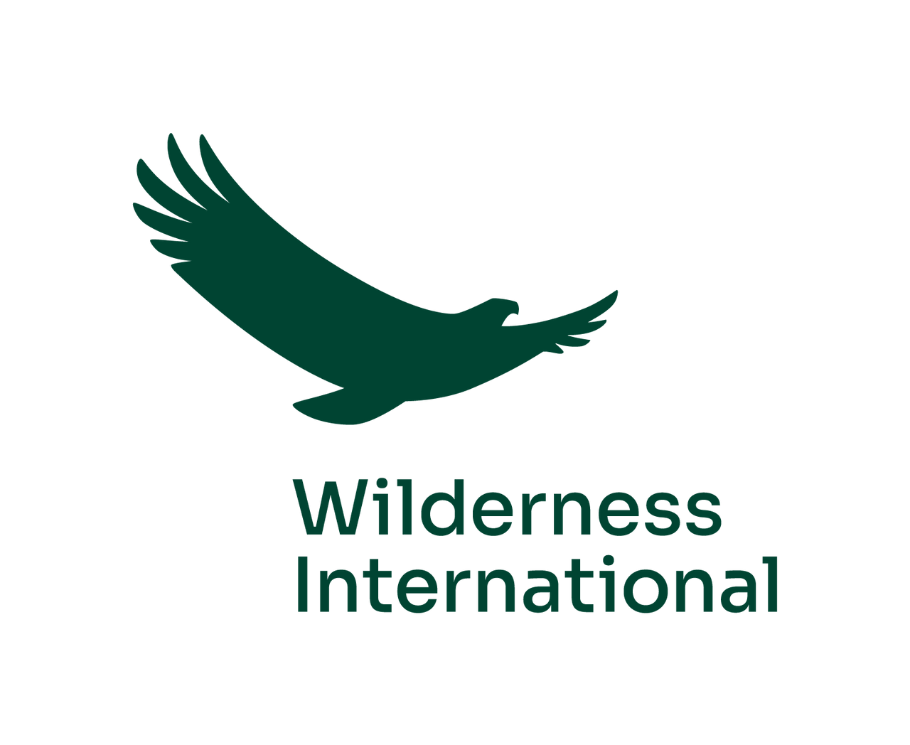Wilderness Logo in Tannengrün