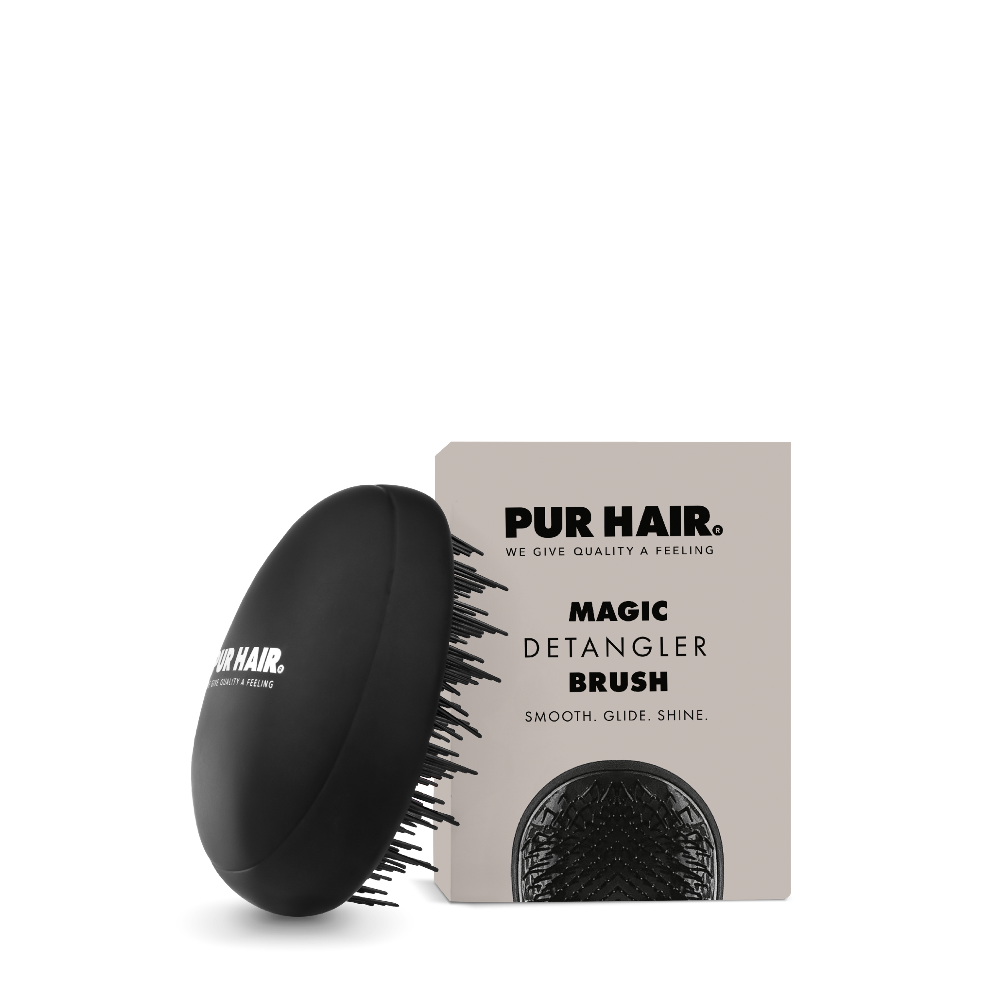 PUR HAIR Detangler Brush, in schwarz, mit Karton Verpackung